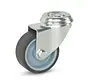 Roulette de meuble avec trou central - 50mm - 40kg