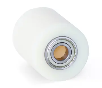 MESO Rouleau de palette en nylon 80x100 - Diamètre d'alésage 20mm - Roulement à billes - Capacité de charge 1100kg