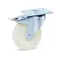 Roue pivotante en nylon freinée avec plateau supérieur - 150mm - 350kg