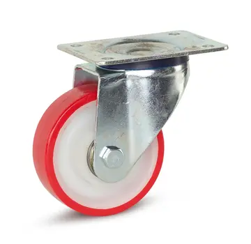 MESO Roulette pivotante en PU avec plateau supérieur - 125mm - 270kg