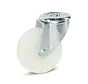 Roulette pivotante en nylon avec trou central - 100mm - 200kg