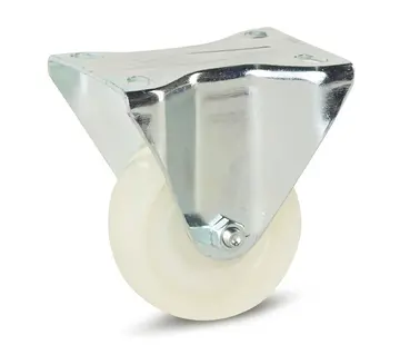 MESO Roulette fixe en nylon blanc 80 mm - 150 kg