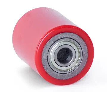 MESO Rouleau à palettes PU 80x100 - Diamètre des trous 20mm - Capacité de charge 700kg