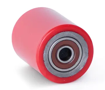 MESO Rouleau à palettes PU 80x100 - Diamètre de l'arbre 17mm - Capacité de charge 700kg