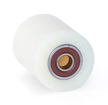 MESO Rouleau à palettes en nylon 80x100 - Diamètre de l'arbre 17mm - Roulement à billes - Capacité de charge 1100kg