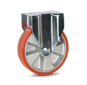 MESO Roulette fixe en PU à usage intensif - 200mm - 800kg