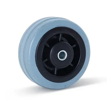 MESO Roue en caoutchouc gris - 80mm - 60kg - Non-marquant
