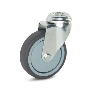 MESO Roulette pivotante de chariot avec trou central - 100mm - 100kg