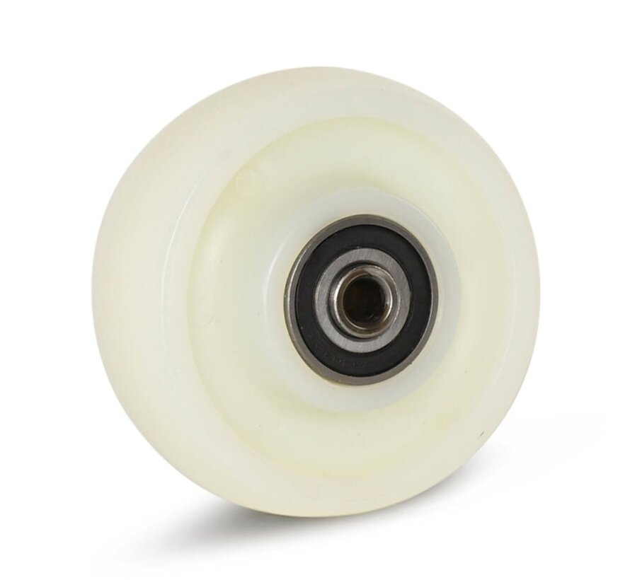 Roue en nylon pour usage intensif - 125mm - 550kg