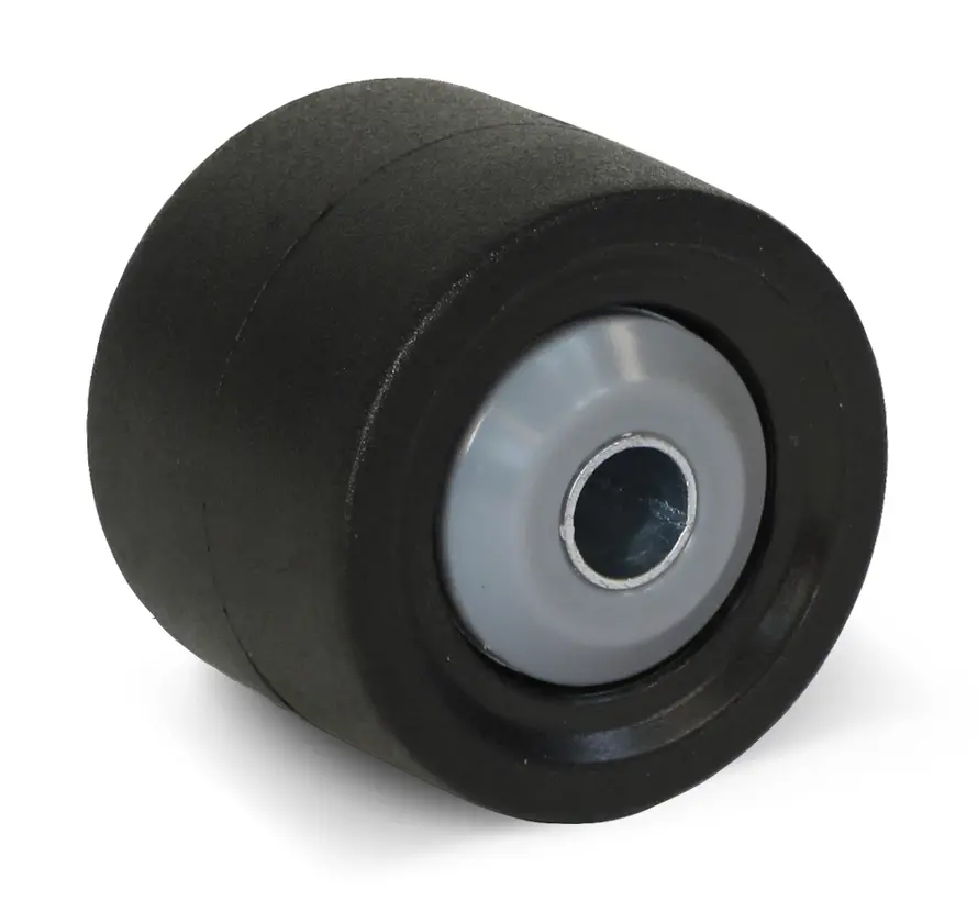 Roue en nylon noir pour usage intensif - 50mm - 300kg