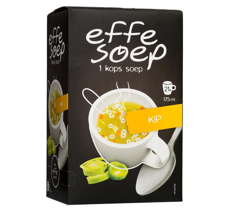 Soupe d'effe - Poulet - 175 ml (21 pièces)