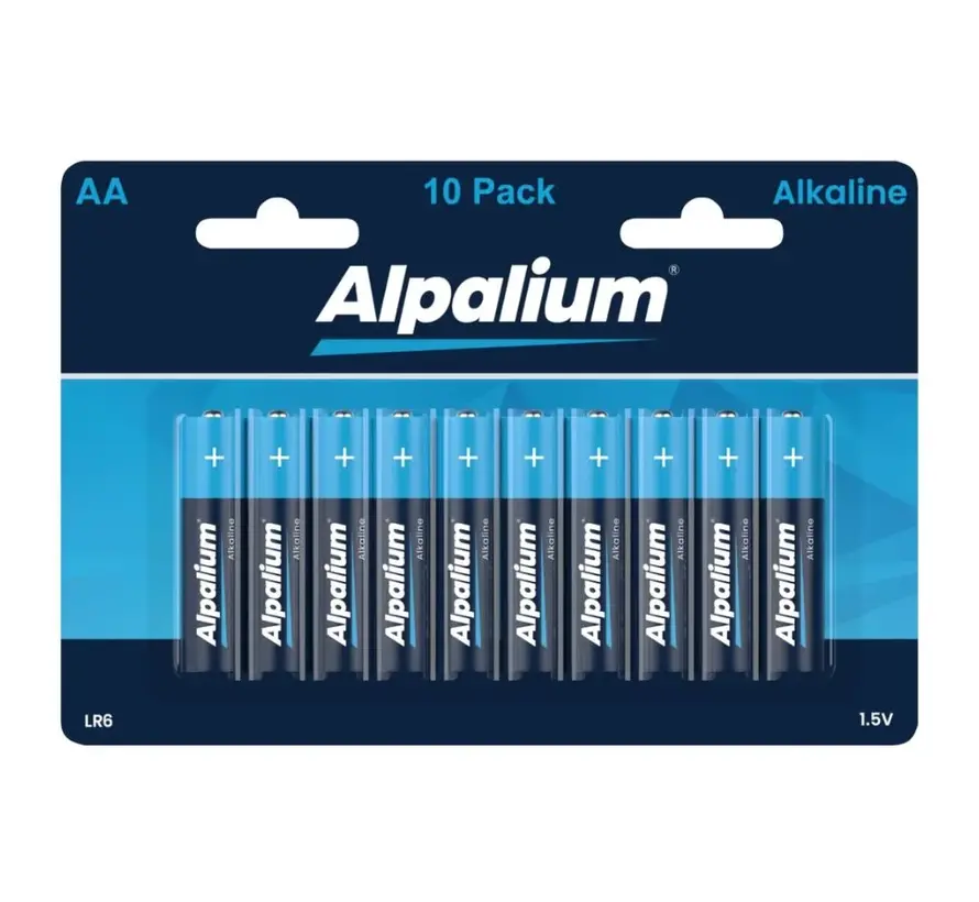 Pile alcaline AA - LR6 - 1,5V (10 pièces)