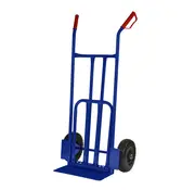 MESO Steekwagen blauw - incl. klep - Max 200 kg - Anti-Lek (PU) Zwart/Zwart