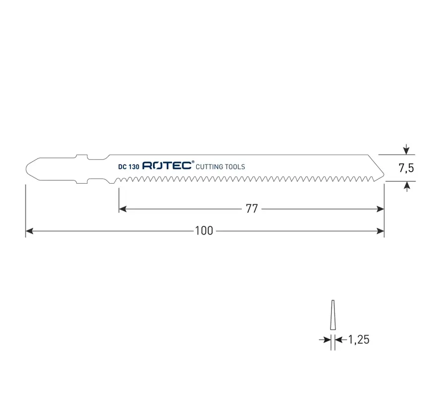 Hoja de sierra de calar - DC130 / T101AIF (5 piezas)