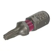Dynaplus - Punta de tornillo 25MM - TX-10 Rosa (10 piezas)