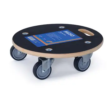 MESO MESO Perro para muebles - Redondo - Frenado - Rueda de goma TPR - Max 250kg