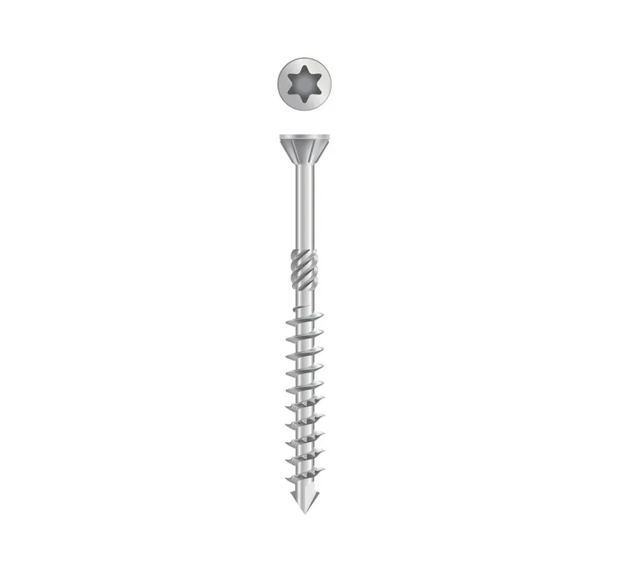 Dynaplus - Tornillo MDF - VZ PK-75° - TX-15 - 3.5X35/20 (200 piezas)