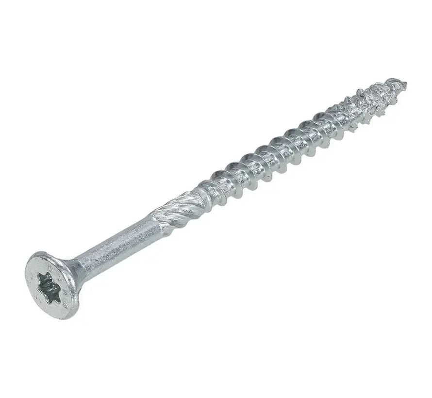 Dynaplus - Tornillos Uni - Torx 25 cabeza plana - 5 x 120mm - Zincados - Rosca parcial (200 piezas)
