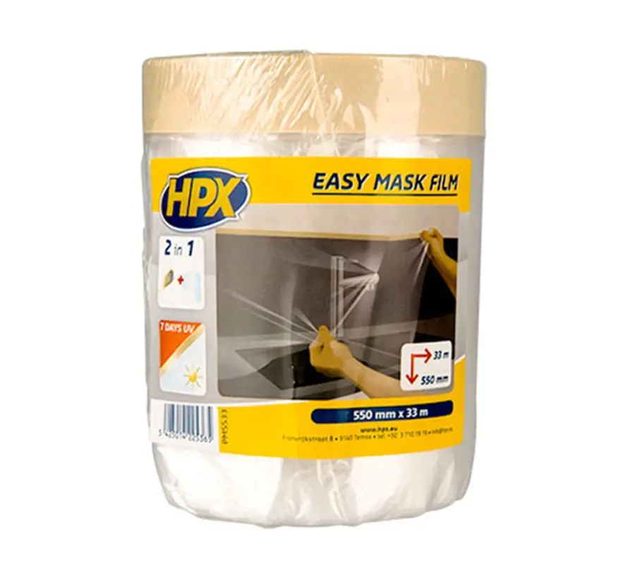 Easy mask film papel crepé - 550mm x 33m