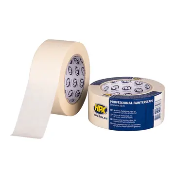 HPX Cinta adhesiva 60°C - Blanco crema - 50mm x 50m