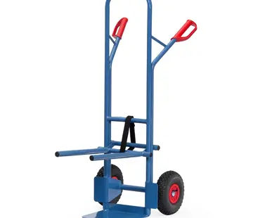 Fetra Fetra Silla trolley Ruedas neumáticas 260 x 85 mm - Brazos escamoteables