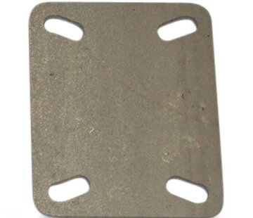 MESO Acero inoxidable - INOX Placa de croquis de soldadura pequeña 105x83x3mm