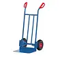 Carretilla de mano Fetra con ruedas neumáticas de 260 x 85 mm - 250 kg - Cuchara ancha