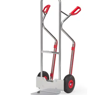 Fetra Fetra Carro de aluminio Ruedas neumáticas 260 x 85 mm - 200 kg