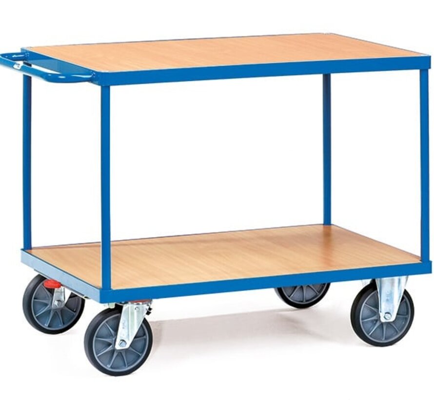 Carro de mesa resistente Fetra, superficie de carga de 850 x 500 mm - 500 kg