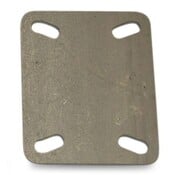 MESO Placa de deslizamiento para soldadura grande 135x110x6mm - 550kg de capacidad de carga