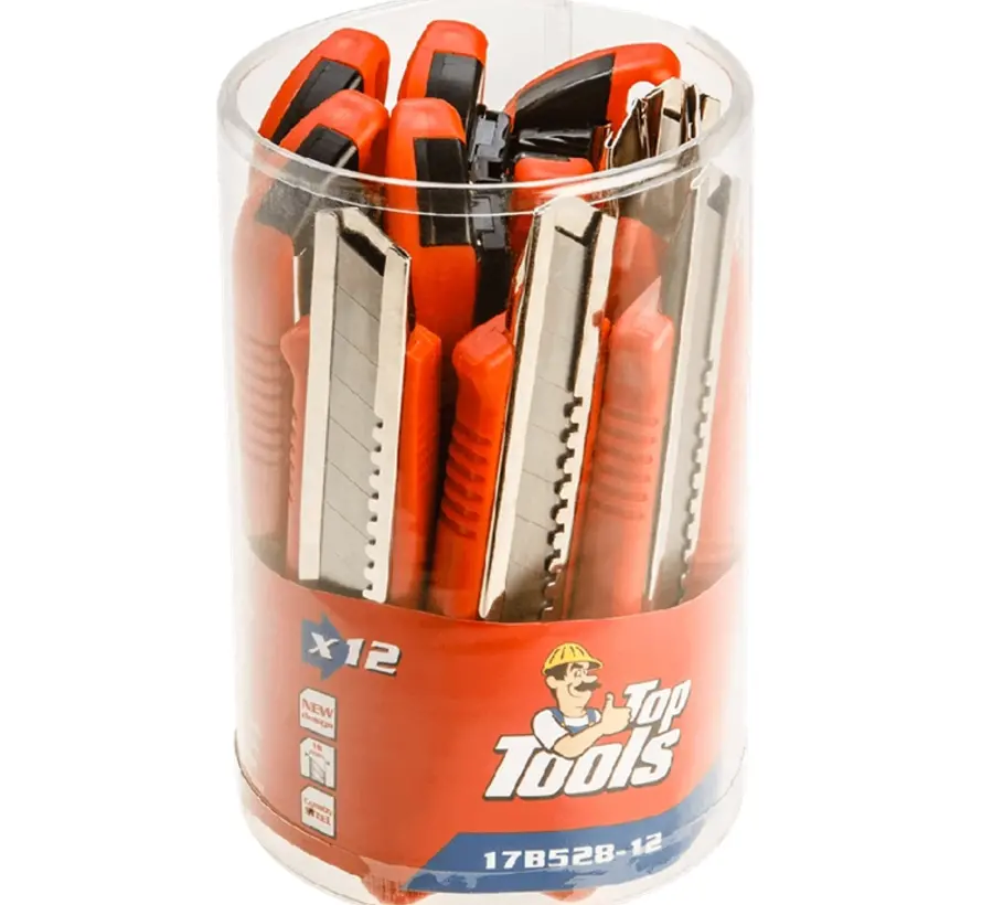 Caja de cuchillas de 18 mm (12 piezas)
