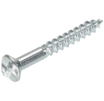 Tornillos antirrobo - Cabeza plana unidireccional - 3,5 x 25 mm - Rosca dorada - Zincados (200 piezas)