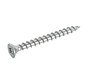 Dynaplus - Tornillos Uni - Pozidrive 1 cabeza plana - 3 x 20 mm - Zincados - Rosca dorada (200 piezas)