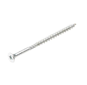 Dynaplus Dynaplus - Tornillos Uni - Pozidrive 3 cabeza plana - 6 x 120 mm - Zincados - Rosca dorada (100 piezas)