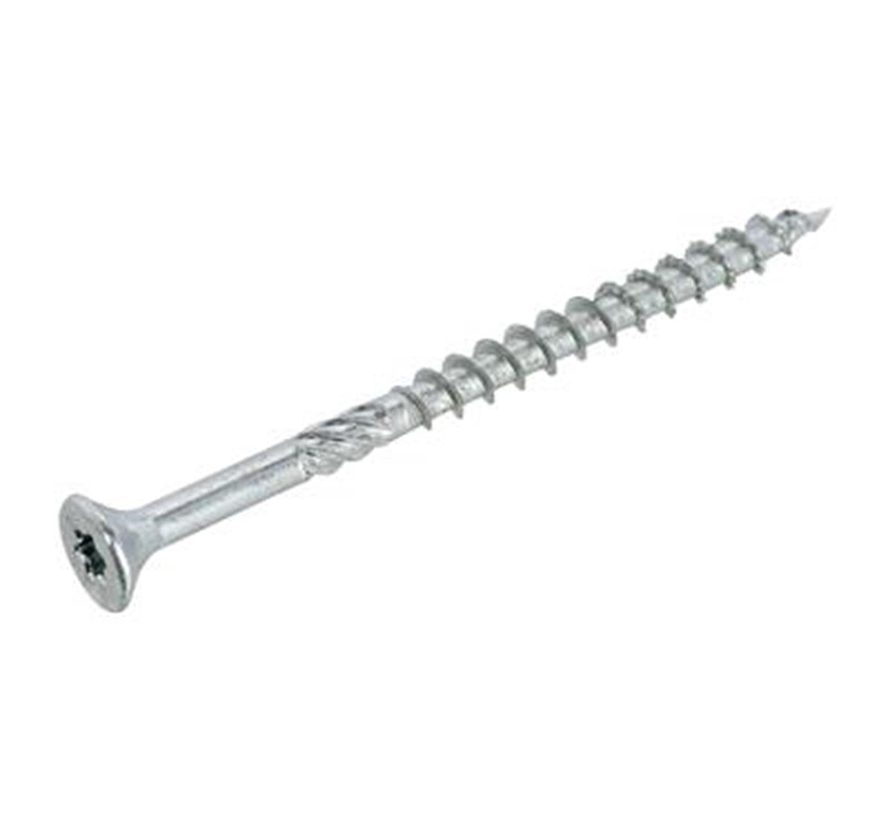 Dynaplus - Tornillos Uni - Torx 25 cabeza plana - 4,5 x 100mm - Zincados - Rosca parcial (200 piezas)