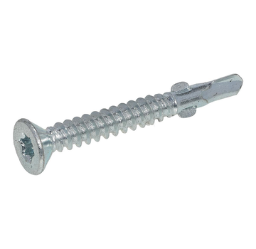 Proftec Proftec - Tornillos Wingtooth/Poortframe - Torx 20 - 4.2x32mm - Galvanizado - Cabeza negra (100 piezas)