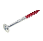 Rotadrill - Tornillos para construcción en madera - Torx 40 cabeza cónica - 8 x 100mm - Rosca parcial - Zincado (20 piezas)