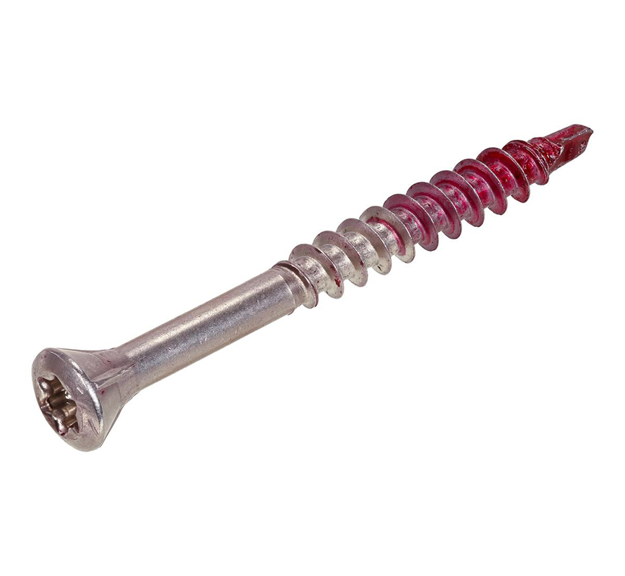 Rotadrill - Tornillos para cubiertas - Torx 25 Cabeza de lente - 5 x 50mm - Rosca parcial - acero inoxidable-410 (200 piezas)