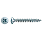 Spax - Tornillos para aglomerado - Pozidrive 2 cabeza plana - 4,5 x 40mm - Rosca maciza - WIROX (500 piezas)