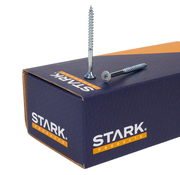 Stark - Tornillos Torx 20 para aglomerado + punta cortante - 5 x 70mm - Zincados - Rosca parcial (1600 piezas)