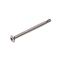Topdrill - Tornillos Torx 10 con cabeza de lente para lamas de acristalamiento - 3.2x50mm - Rosca parcial - Acero inoxidable-410 (200 piezas)