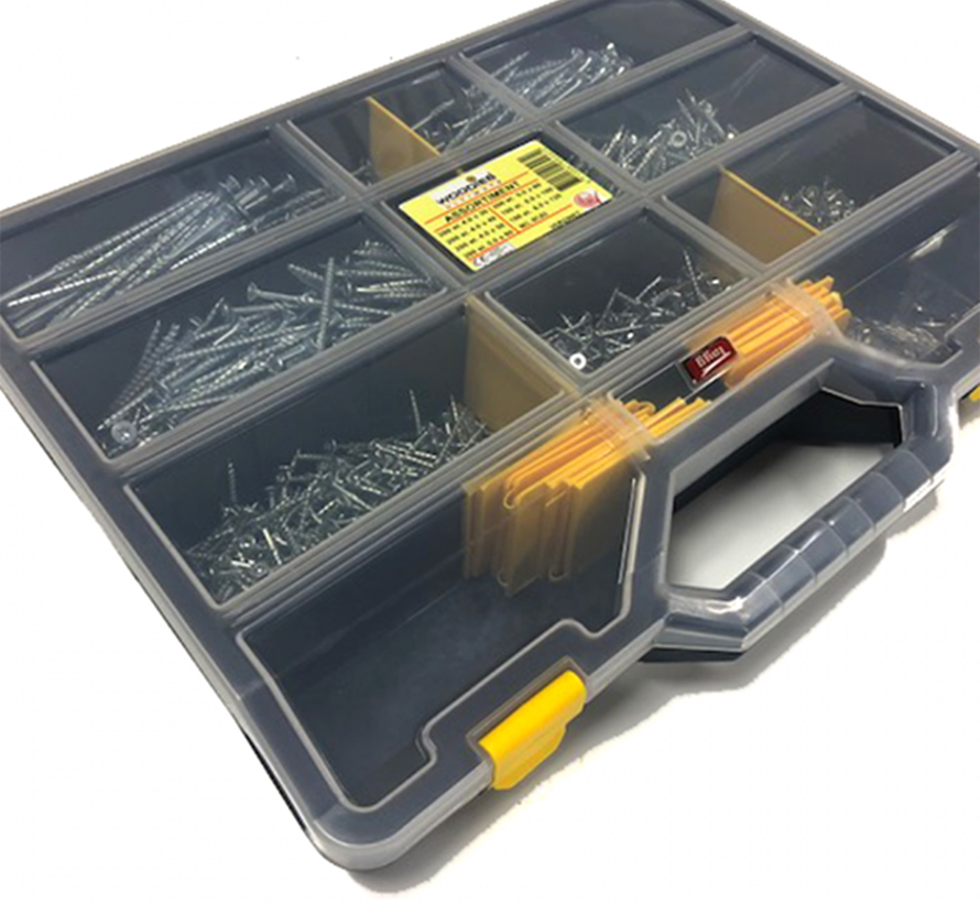 Woodies - Ultimate Tornillos - Caja surtida - (1.200 piezas)