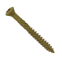 Woodies - Tornillos para tarima - Torx 25 cabeza avellanada - 5 x 40mm - Pieza roscada - Acero endurecido (200 piezas)