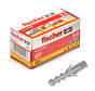 Fischer - S - Tapones de nylon - 4 x 20mm (100 piezas)