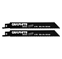Graphite - Hojas de sierra de sable - 6 TPI - 150x19x1.25mm (2 piezas)