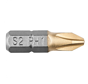 Graphite - Puntas para tornillos - 1/4" PH1 - 25mm - TIN (2 piezas)
