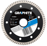 GRAPHITE Graphite - Turbo Super Thin - Disco diamantado - 115x22.2x6.0x1.3mm