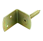 Soporte en L/soporte en L con tornillo - Galvanizado (1 pieza)