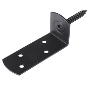 Starx Soporte en L/soporte en L con tornillo levantado - Negro - (1 pieza)