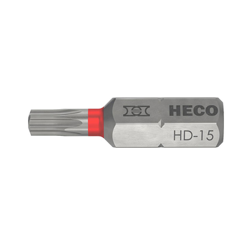 Heco - Puntas de atornillar - Torx 15 - 25mm (Blister 2 unid.)